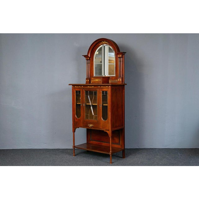 Vinrage Brown Wooden Cabinet For Sale - Image 4 of 18