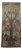 Hand-Painted Tree of Life Carved Wood Door Panel – Vintage Indian Folk Art Wall Decor 84x36 For Sale