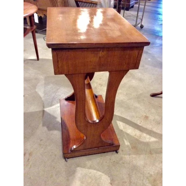 Late 1800's French Lift Top Vanity Table For Sale - Image 4 of 7