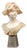 Bust of a Young Girl, 1900, Two-Tone Alabaster For Sale