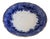 Antique Ridgway Dundee Flow Blue Saucer For Sale