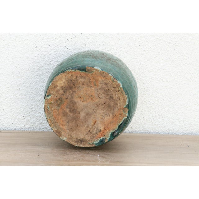 Green Lagoon Glazed Vase For Sale In Los Angeles - Image 6 of 8