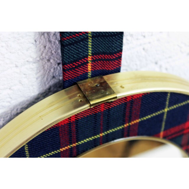 Scottish Fabric Mirror, 1960 For Sale - Image 9 of 12