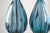 Vintage Murano Glass Table Lamps in Peacock Blue, for Marbro - A Pair For Sale In Atlanta - Image 6 of 8