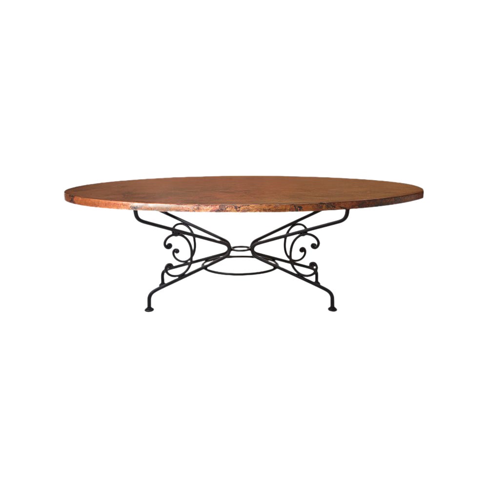 Arhaus Copper and Iron Dining Table Chairish