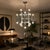 Chrome 1970s Gaetano Sciolari Modernist Chrome Chandelier For Sale - Image 8 of 8