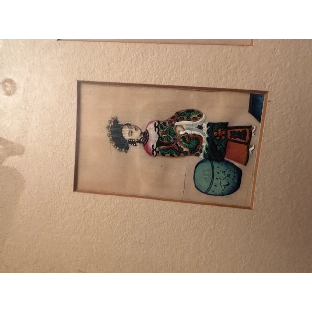 Framed 19th Century Well Executed Chinese Costume Watercolors For Sale - Image 9 of 12