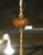 Early 20th Century French Gilt Tole Three-Light Chandelier With Glass Flowers For Sale - Image 10 of 10