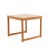 Wood Mid Century Square Teak Side End Table For Sale - Image 7 of 11