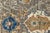 2020s Modern Oushak Style Hand-Knotted Wool Area Rug in Taupe Grey With Vibrant Floral For Sale - Image 5 of 12