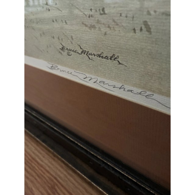 Striking signed limited edition print by Bruce Marshall titled "Terry’s Texas Rangers," numbered 224/250, capturing a...