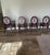 Rare Set of 4, Authenticated, Barbara Barry for Baker Furniture Oval X-Back Chairs For Sale In Las Vegas - Image 6 of 15