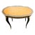 Parquetry French Style Inlaid Accent Oval Table/Desk,side and Center Table For Sale