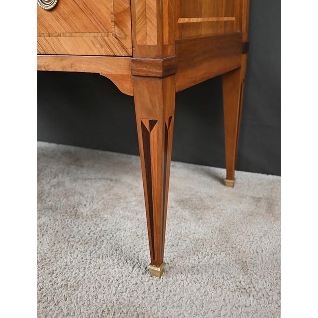 Louis XVI Style Marquetry Commode, 1900s For Sale - Image 9 of 18