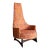 Adrian Pearsall High Back Chair Reupholstered With Mind the Gap Fabric For Sale