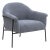 Lua Blue Chenille Accent Chair For Sale - Image 9 of 9