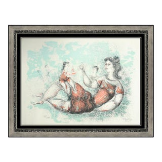 Late 20th Century Mother Playing, Chaim Gross For Sale