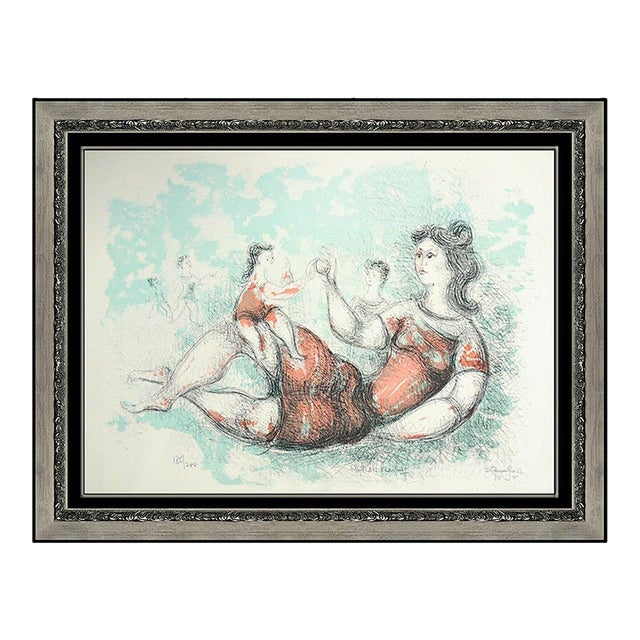 Late 20th Century Mother Playing, Chaim Gross For Sale
