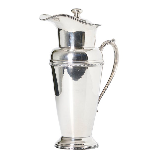 1940s Art Deco Silver Plated Cocktail Shaker For Sale