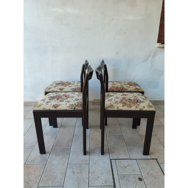 Vintage Modern Minimalist Chairs, 1970s, Set of 4 For Sale - Image 6 of 17