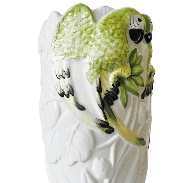 Vintage Portuguese White Ceramic Vase, 1940s For Sale - Image 6 of 10