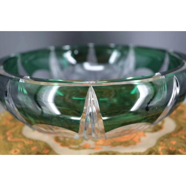 Large Crystal Bowl from Val Saint Lambert For Sale - Image 3 of 5