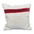Turkish Hemp Pillow Cushion Natural Beige Red Pillow Cushion Cover 20"x20" For Sale