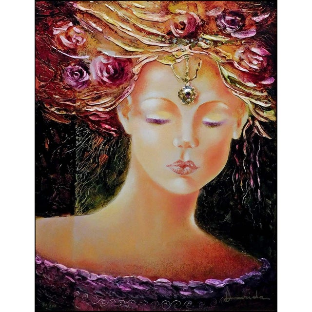 "Wedding Dream" framed Original Limited Edition Giclee on Canvas by Alexandru Darida Hand Signed by the Artist 5" custom...