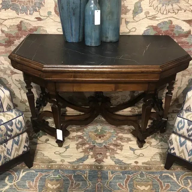 Late 19th Century Italian Walnut Console Table For Sale In Dallas - Image 6 of 13