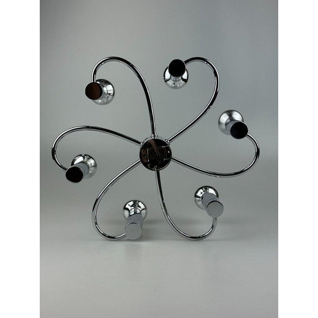 Silver Vintage Sputnik Wall Lamp from Cosack Lights Chromium, 1970s For Sale - Image 8 of 18