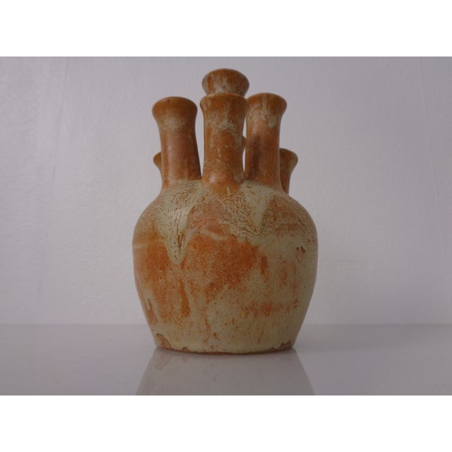 German Studio Ceramic Mushroom Vase by Lu & Gerd Grove, Lübeck, 1960s For Sale - Image 9 of 18