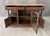 19th Century Marble Top Continental Oak Buffet With Leaded Glass Door For Sale - Image 4 of 18