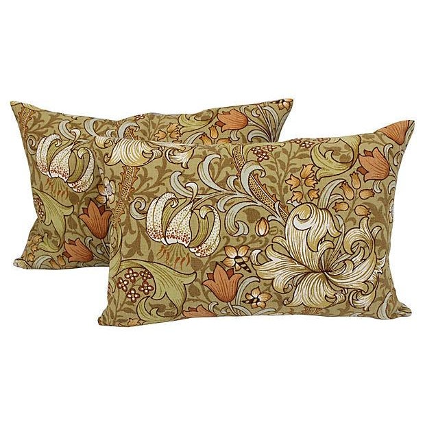 William Morris Lilly Pillows A Pair Chairish