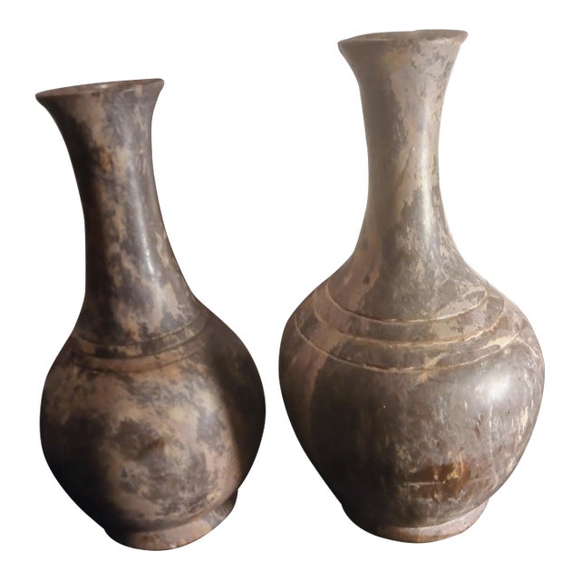 Antique Chinese Vases- Set of 2 For Sale