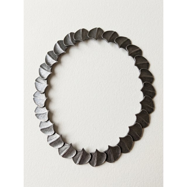 Kinetic Sterling Silver Necklace, 1980s For Sale - Image 9 of 10