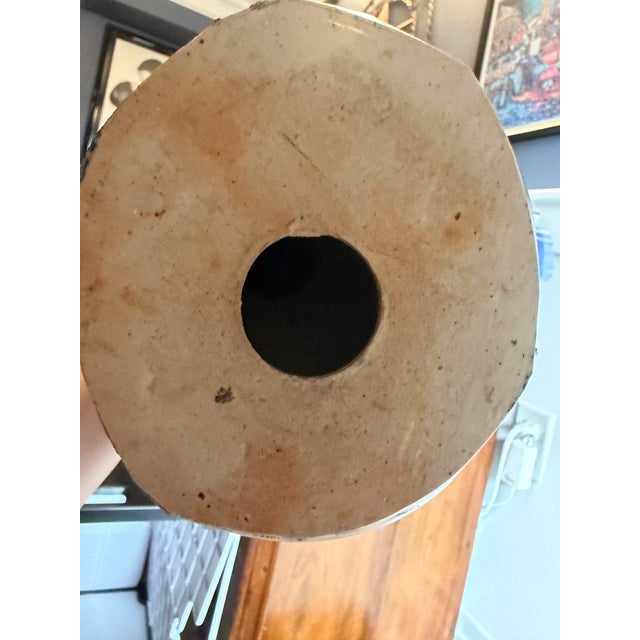Please note, this Asian antique is tall and heavy, so shipping costs will be steep! This a 20” tall antique Chinese...