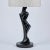 French Rare Pair of French Sculptural Cerused Oak Lamps, 1950's For Sale - Image 3 of 8