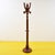 Brown Vintage Wooden Coat Rack For Sale - Image 8 of 8