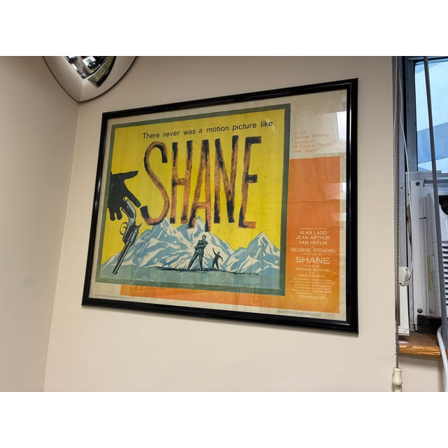 1950s Shane Framed Movie Poster For Sale - Image 4 of 10