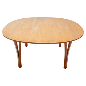 Ellipse Coffee Table attributed to Piet Hein & Bruno Mathsson for Fritz Hansen, 1990