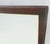 Wood Mid Century 1970s 30x48" Rectangle Walnut 7 Brass Wall Mirror MINT For Sale - Image 7 of 7