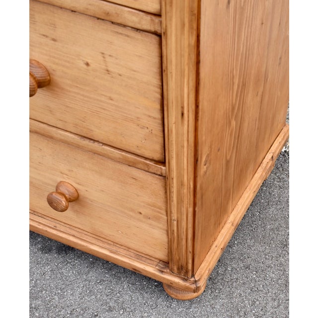 Wood Pine Chest of Five Drawers, Hungary, Circa 1880 For Sale - Image 7 of 12