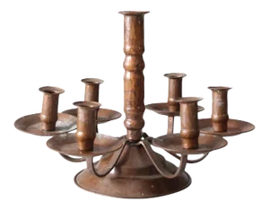 Antique Copper Candelabra