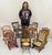 Traditional Antique Colonial Style Bentwood Maple Small Child's Windsor Arm Chair For Sale - Image 3 of 10