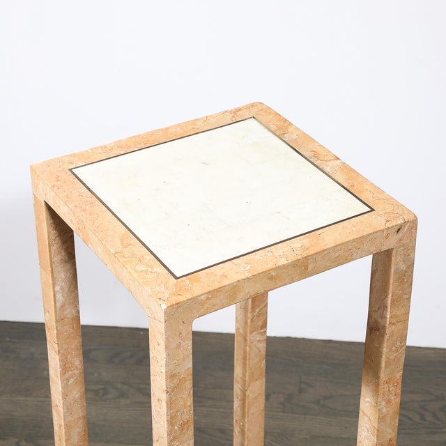 This sophisticated mid-century modern pedestal by Maitland-Smith exemplifies the brand's mastery in combining natural...