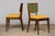 Set of 6 French Art Deco Maple Dining Chairs in Yellow and Moss Green, 1930s For Sale - Image 12 of 18