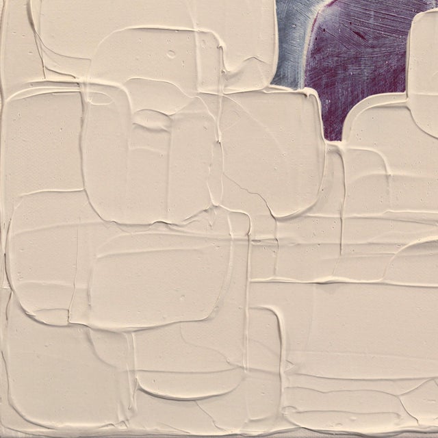 Beige Baby 1 - Original Neutral Textured Abstract Acrylic Painting on Canvas For Sale In Los Angeles - Image 6 of 9