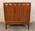 Mid-Century Modern Mid-Century Sculpted Diamond Front Walnut Nightstands, Pair For Sale - Image 3 of 13
