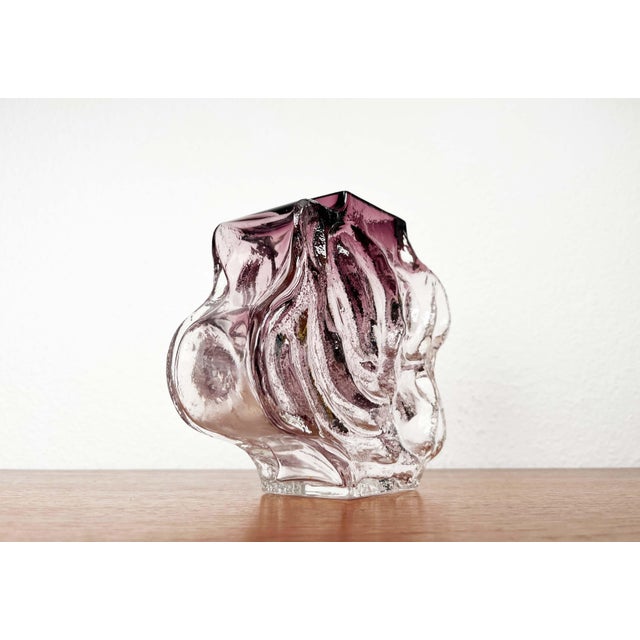 Mid-Century Modern Mid-Century Modern Art Glass Vase by Kai Blomqvist for Kumela, Finland, 1960s For Sale - Image 3 of 18