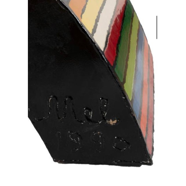 Brother Mel Meyer Painted Steel Chaise For Sale - Image 9 of 11